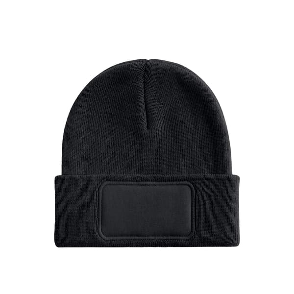 Beechfield Barn/Barn Original Patch Beanie En Storlek Svart Black One Size
