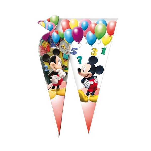 Disney Pennant Mickey Mouse Kon Partypåsar (6-pack) En Storlek Multicoloured One Size