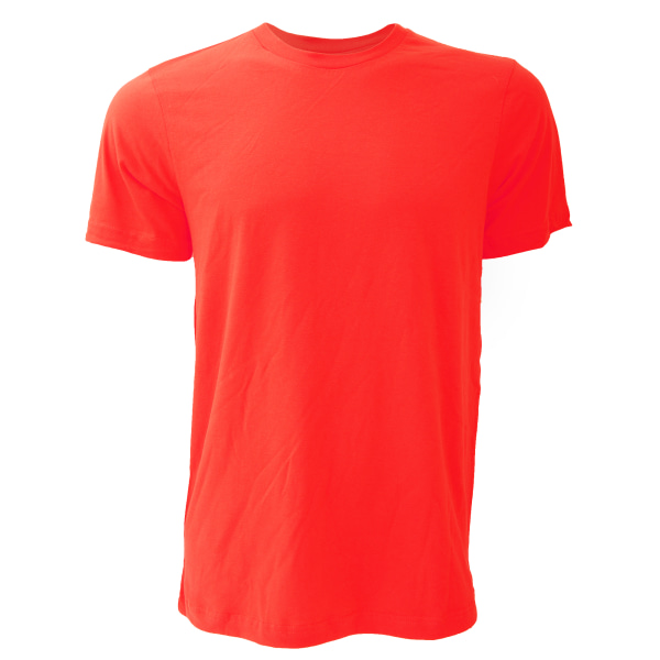 Canvas unisex jersey T-shirt med rund hals / kortärmad herr T-Sh Terracotta S
