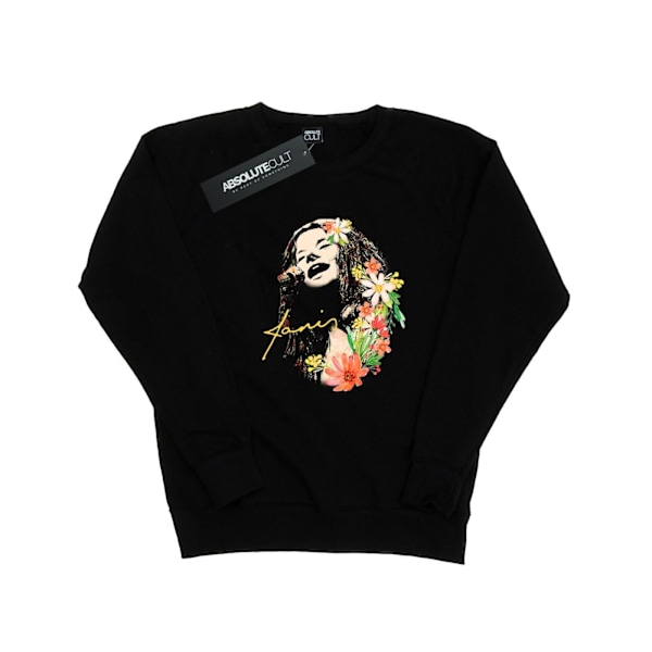 Janis Joplin Dammönster Sweatshirt L Svart för kvinnor/damer Black L