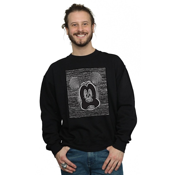 Disney Herr Mickey Mouse Magic Eye Sweatshirt S Svart Black S