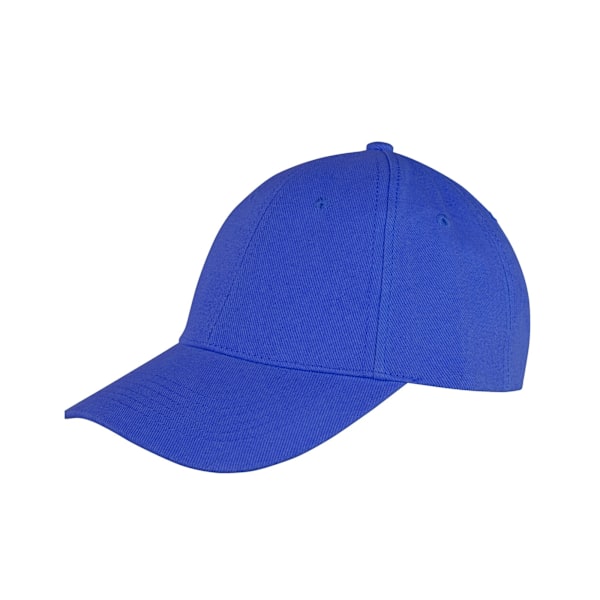 Result Headwear Memphis 6 Panel Borstad Bomull Låg Profil Bas Azure Blue One Size