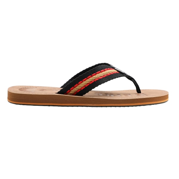 Weird Fish Malham Flip-flops i fuskläder för män, storlek 44.5 Caramel Caramel 10 UK