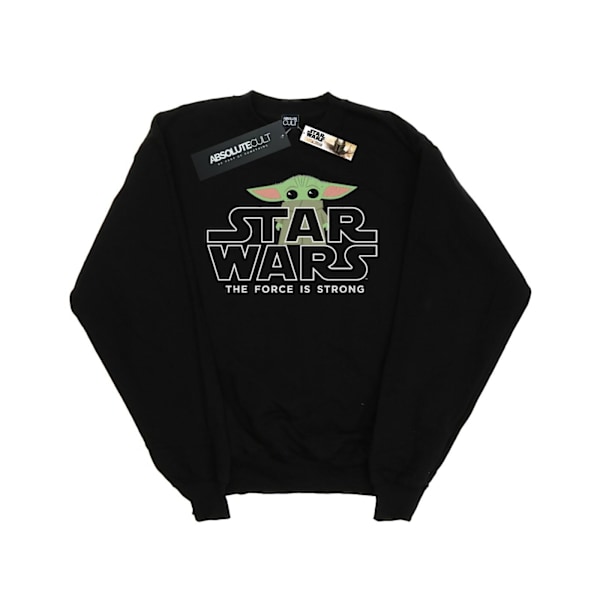 Star Wars Girls The Mandalorian The Child Strong Sweatshirt 3-4 Black 3-4 Years