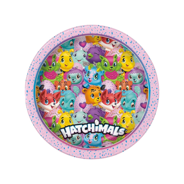 Hatchimals Paper Characters Festtallrikar (paket med 8) One Size M Multicoloured One Size
