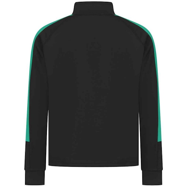 Finden & Hales Barn/Barnpojkar Stickad Träningsoverdel 9/10 År Black/Emerald 9/10 Years