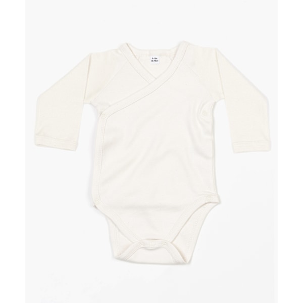 Babybugz Baby Kimono Långärmad Body 3-6 Månader Naturlig Natural 3-6 Months