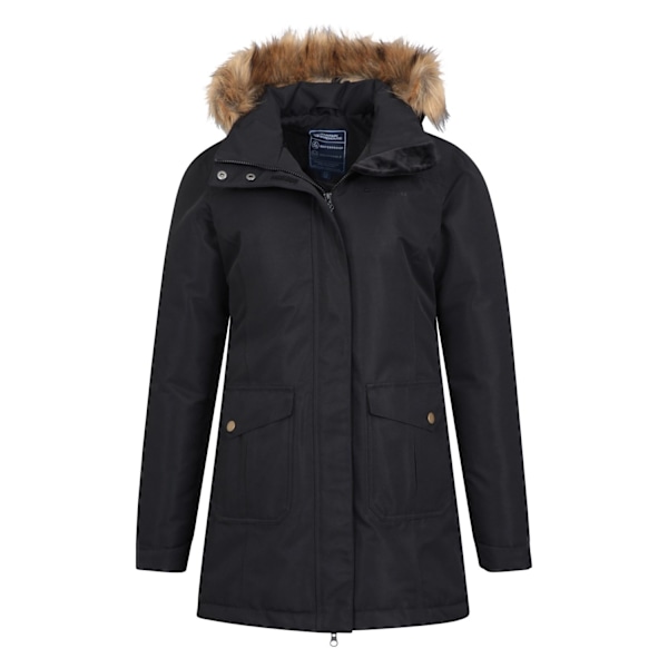 Mountain Warehouse Tarka II Lång Padderad Jacka för Kvinnor 20 Black 20 UK