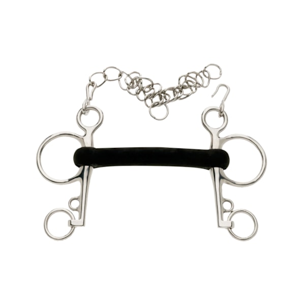 Lorina Hårt Gummi Mullen Mun Pelham 6in Silver/Svart Silver/Black 6in