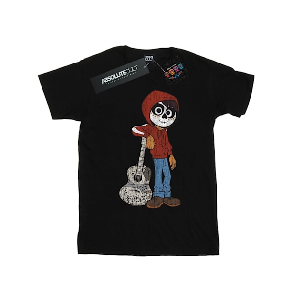 Disney Flickor Coco Miguel Med Gitarr Bomull T-shirt 3-4 År B Black 3-4 Years