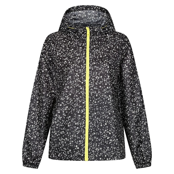 Regatta Dam/Kvinnor Orla Kiely Pack-It Tryckt Vattentät Jacka Berry Bubble Black 12 UK