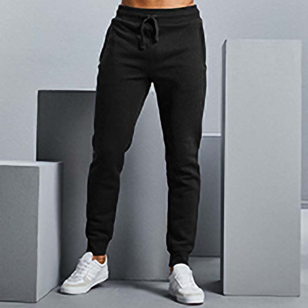 Russell Herr Authentic Joggingbyxor L Svart Black L