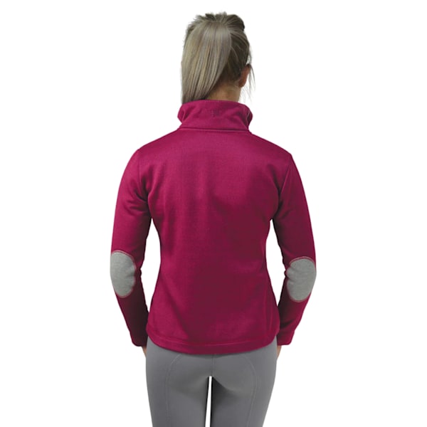 HyFASHION Barn/Barn Mizs Arabella Hel Dragkedja Fleece 15-16 År Rosa/Delfingrå Pink/Dolphin Grey 15-16 Years