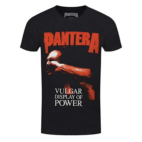 Pantera Unisex Adult Vulgar Display Of Power T-Shirt S Svart Black S