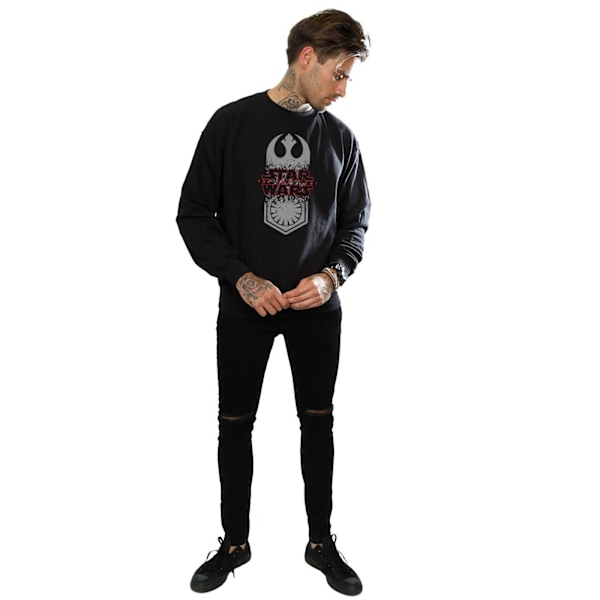Star Wars The Last Jedi Symbol Crash Sweatshirt M Svart Black M