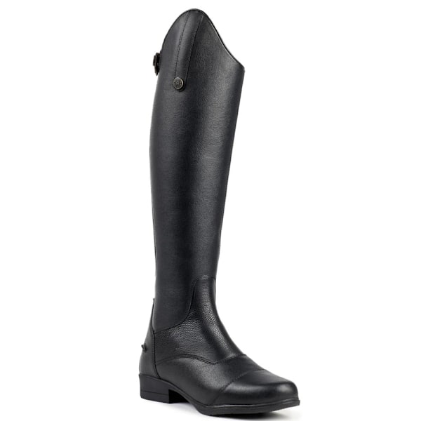 Moretta Dam/Dam Carla Läder Långa Ridstövlar 4 UK Extra Black 4 UK Extra Wide