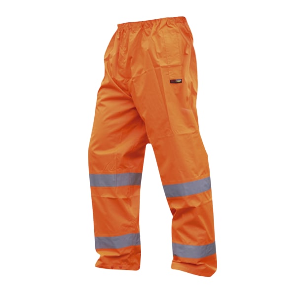 Warrior Mens Seattle High Visibility Safety Trousers S Fluoresc Fluorescent Orange S