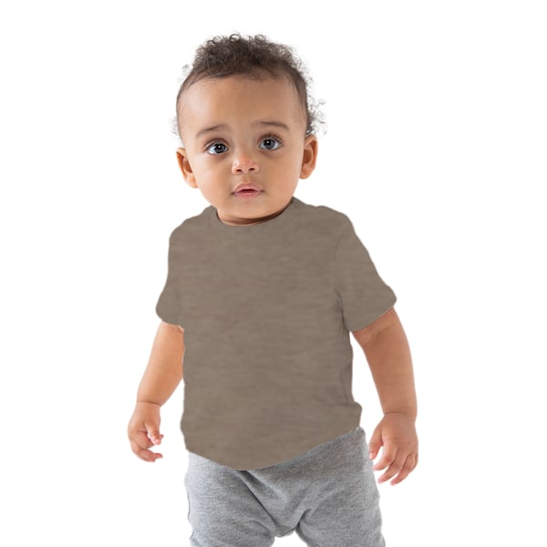 Babybugz Baby Short Sleeve T-Shirt 2-3 Organic Heather Grey Melange Organic Heather Grey Melange 2-3