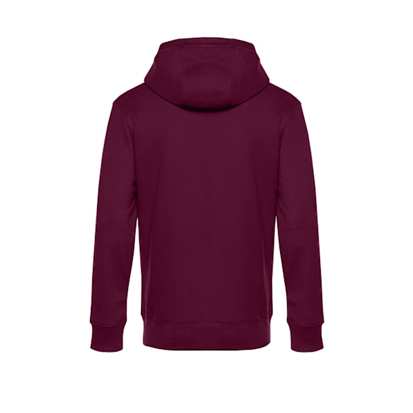 B&C Herr King Zipped Hooded Sweat M Dark Cherry Dark Cherry M