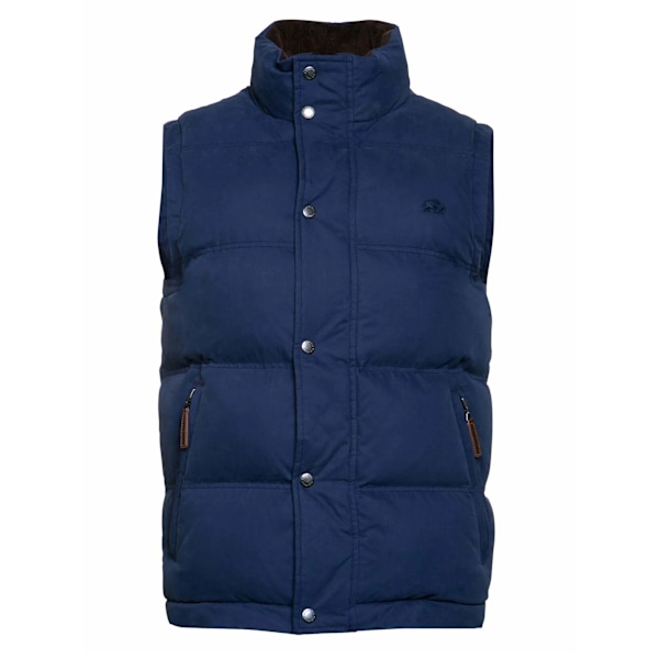 Raging Bull Herr Klassisk Vadderad Väst 3XL Marinblå Navy 3XL
