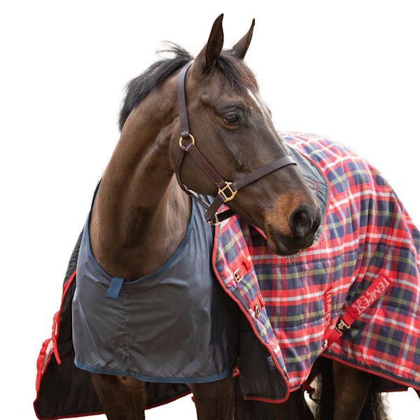 Shires Satin Anti-Skav Hästhaklapp Hel Svart Black Full