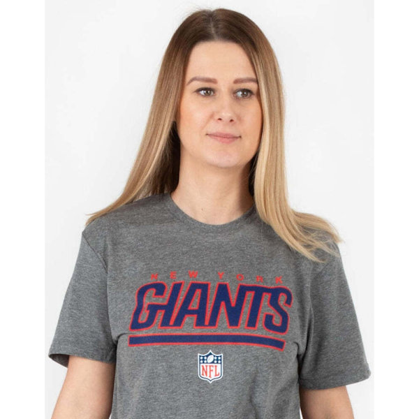 New York Giants Dam T-shirt XXL Grå/Marinblå/Röd Grey/Navy/Red XXL