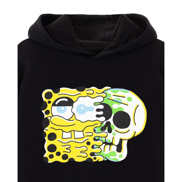 SpongeBob SquarePants Herr Skull Hoodie 3XL Svart Black 3XL