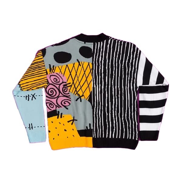 Nightmare Before Christmas Unisex Vuxen Patchwork Kofta XL M Multicoloured XL