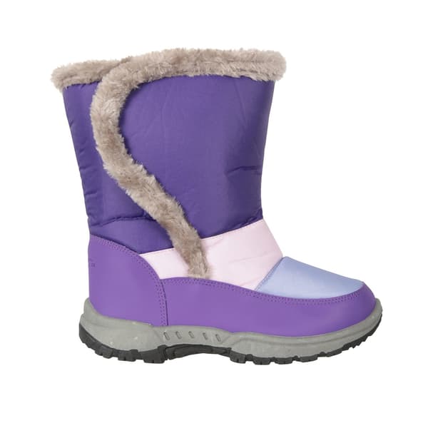 Mountain Warehouse Barn/Barn Caribou Adaptive Snow Boots 1 Purple 1 UK
