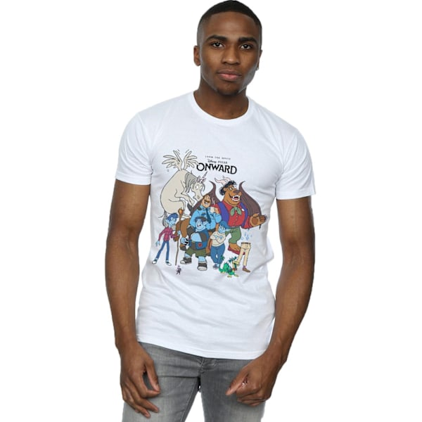 Disney Onward Karaktär Collage T-shirt M Vit White M