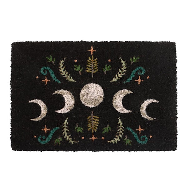 Something Different Dark Forest Moon Phases Dörrmatta One Size B Black One Size