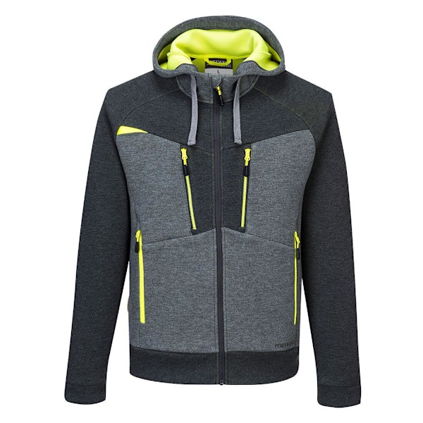 Portwest DX4 Full Zip Hoodie Herr L Metallgrå Metal Grey L