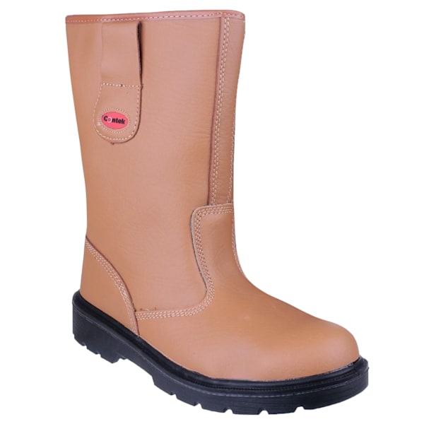 Centek FS334 Säkerhets Rigger Stövel / Unisex Stövlar 4 UK Tan Tan 4 UK