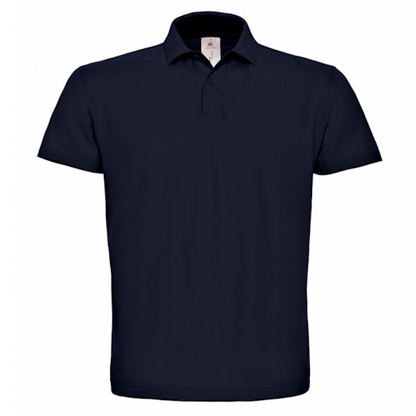 B&C ID.001 Herr Kortärmad Polotröja 3XL Marinblå Navy Blue 3XL