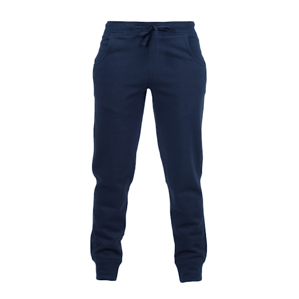 Skinni Minni Barn/Barn Slim Cuffade Joggingbyxor/Byxor Navy 5-6 Years