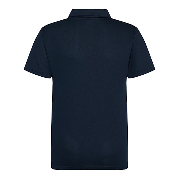 AWDis Just Cool Kids Unisex Sports Polo Plain Shirt 9-11 år French Navy 9-11 Years