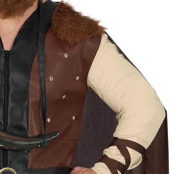 Fiestas Guirca Viking Kostymset för Män M Brun Brown M
