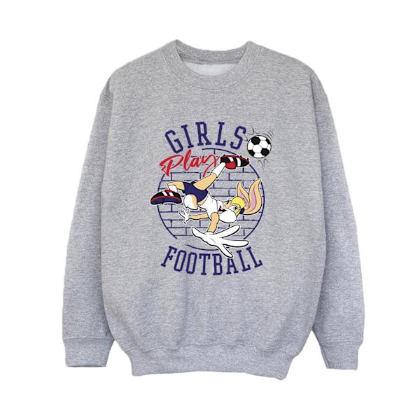 Looney Tunes Boys Lola Bunny Girls Play Football Sweatshirt 3-4 Sports Grey 3-4 Years
