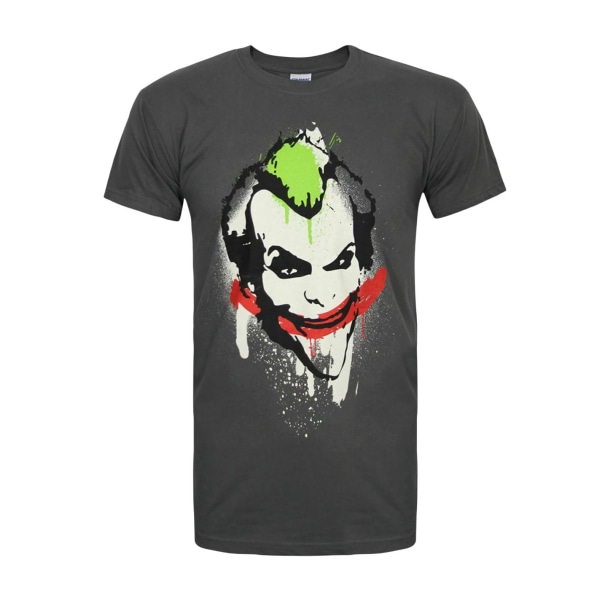 Batman Mens Arkham City T-Shirt XL Charcoal Charcoal XL