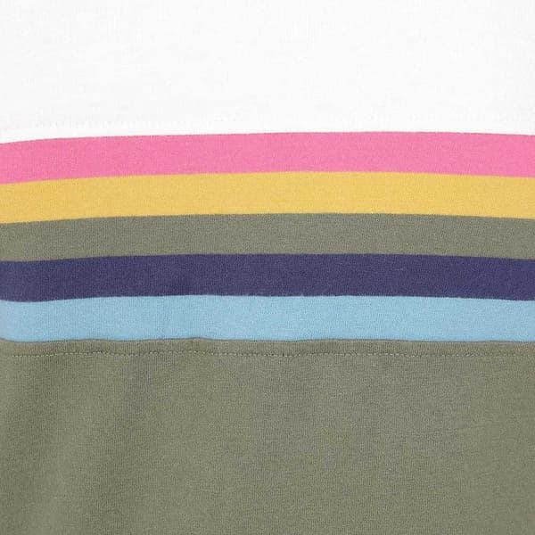 Lazy Jacks Dam/Dam Multi Stripe Breton Topp S Khaki Khaki S