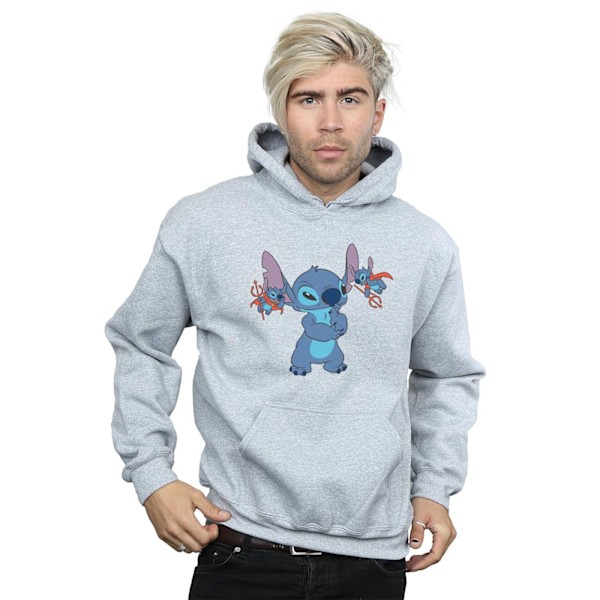 Disney Herr Lilo And Stitch Little Devils Hoodie M Sports Grey Sports Grey M