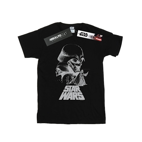 Star Wars Herr Darth Vader Sketch T-shirt M Svart Black M