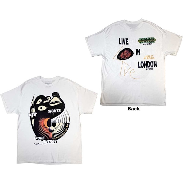 Travis Scott Unisex Adult Summer Run 2023 London T-Shirt XXL Wh White XXL