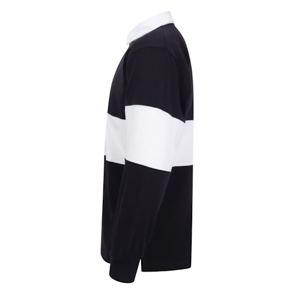 Front Row Vuxen Unisex Panelad Tag Rugbytröja L Marinblå/Vit Navy/White L