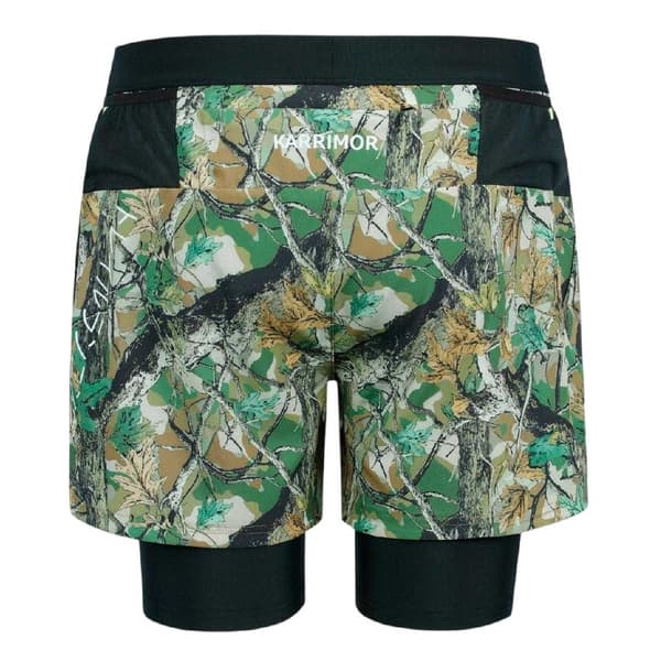 Karrimor Herr Trail 2 i 1 Löparshorts XL Forest Forest XL