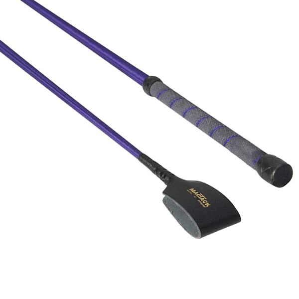 MacTack ridpiska med läderhållare nr 3, 26 tum, lila Purple 26 inches