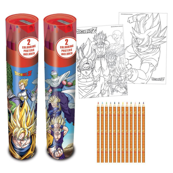 Dragon Ball Z Pencil Tube (paket med 15) One Size Flerfärgad Multicoloured One Size