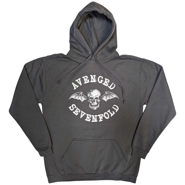 Avenged Sevenfold Unisex Vuxen Logo Pullover Hoodie S Charcoal Charcoal Grey S