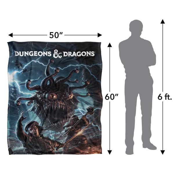 Dungeons & Dragons Monster Manual Konstfilt En Storlek Vit White One Size