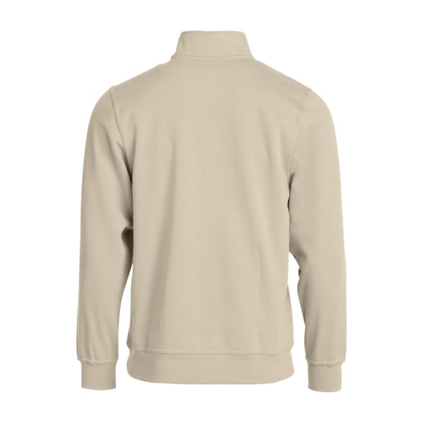 Clique Unisex Vuxen Basic Halv Zip Sweatshirt 3XL Ljus Khaki Light Khaki 3XL
